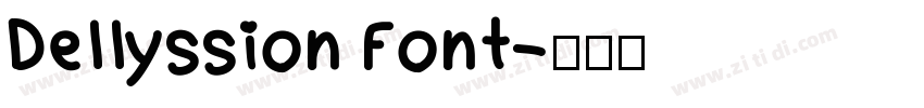 Dellyssion Font字体转换